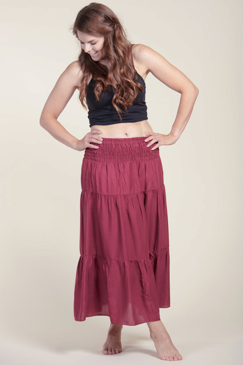 Boho Burgundy Artisan Hame - Berry Piper