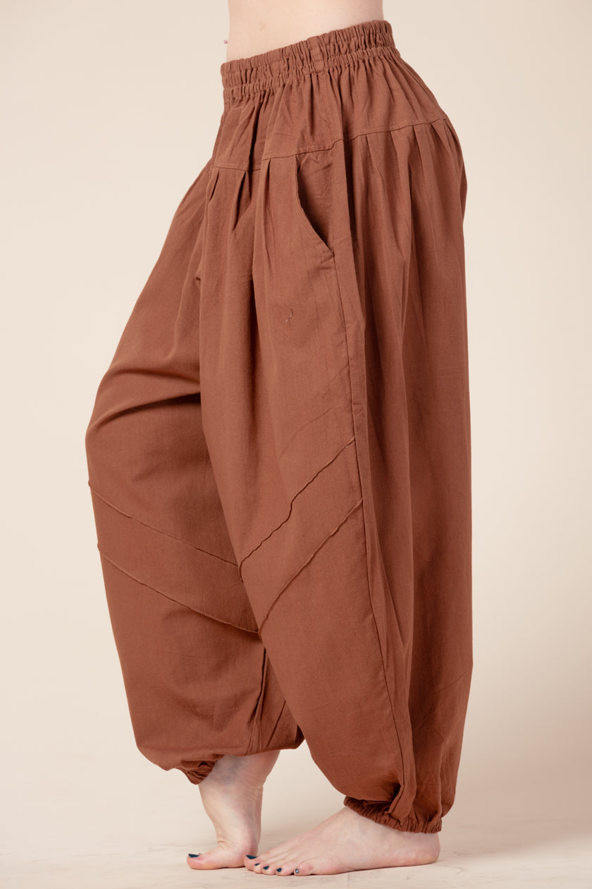 Djinn Copper Cotton Artisan Haaremihousut - Berry Piper