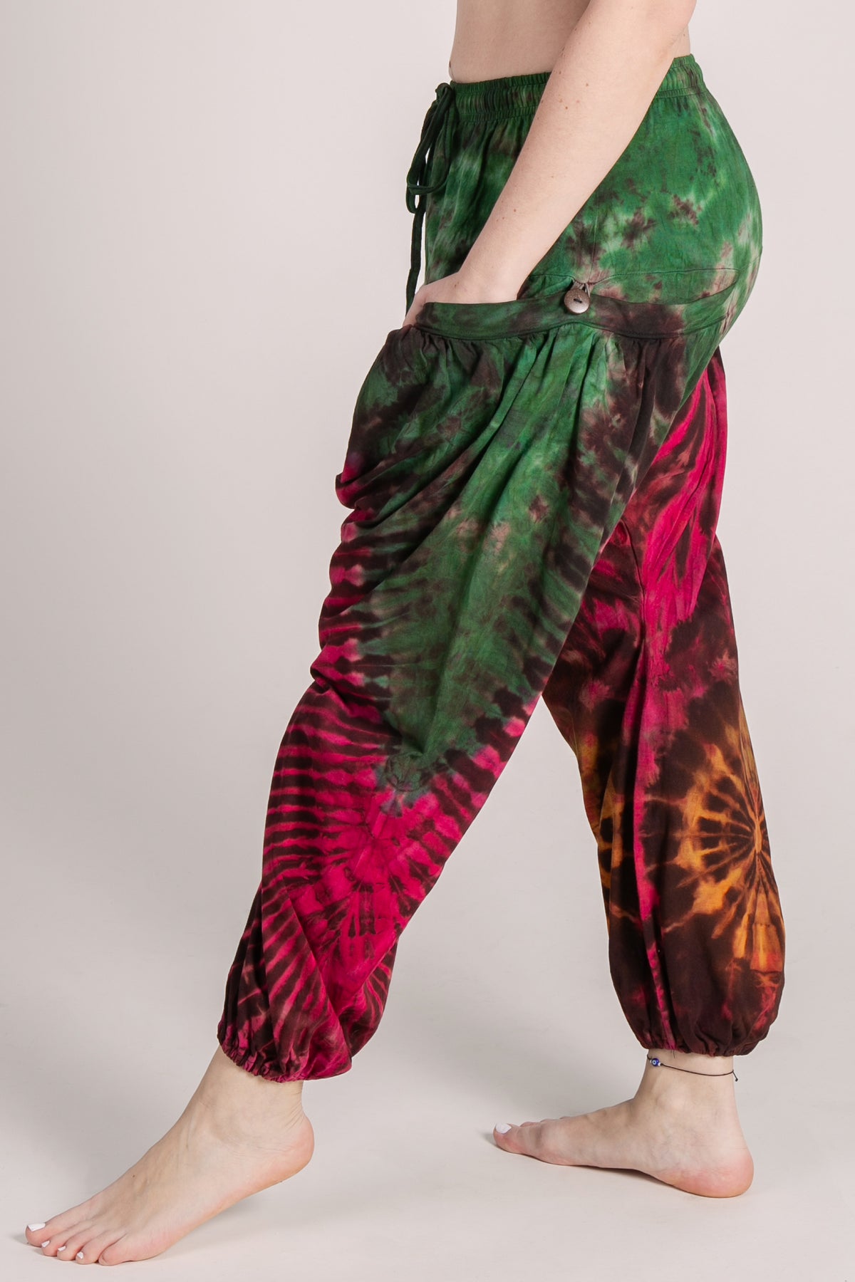 Jungle Burst Sunset Artisan Haaremihousut - Berry Piper