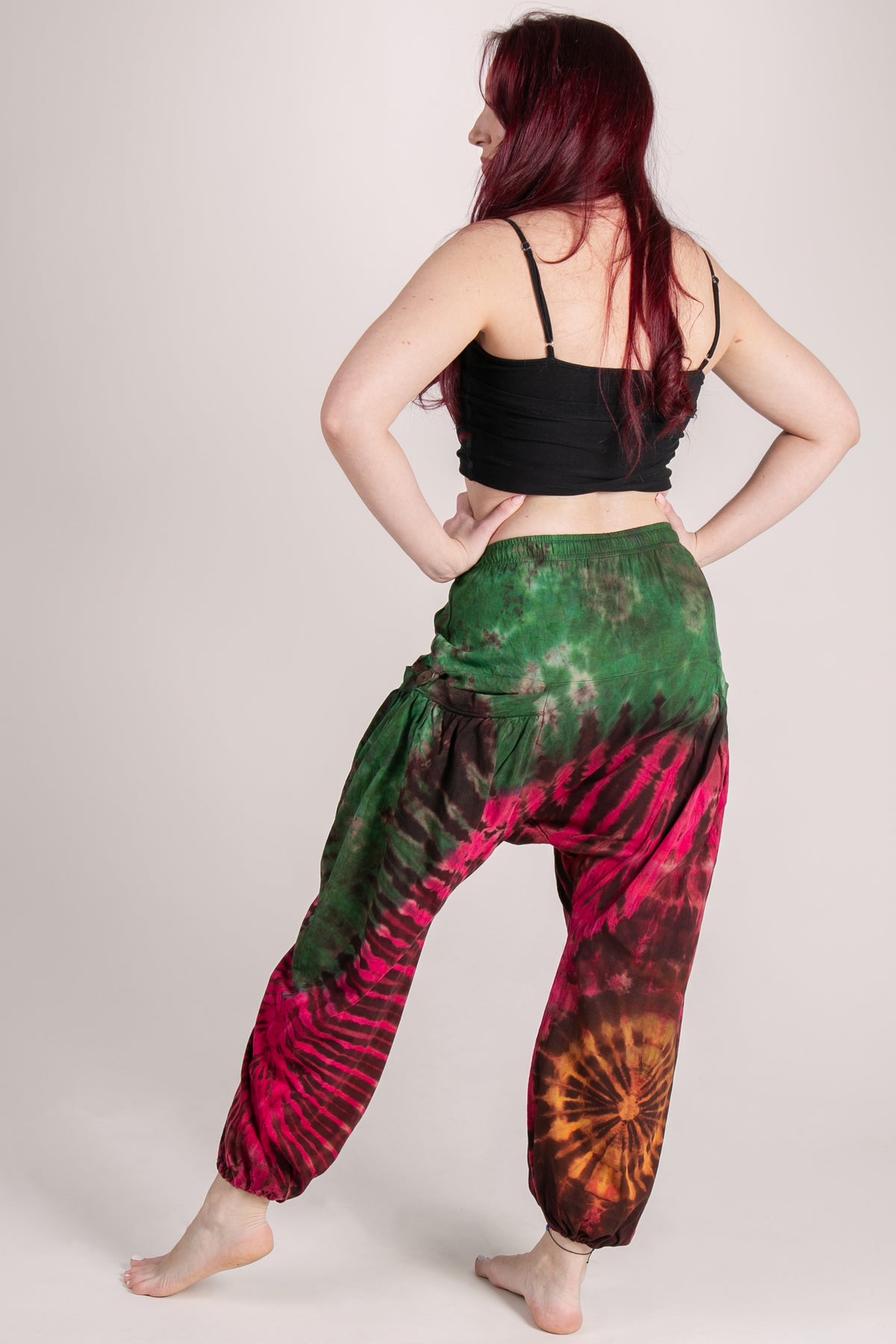Jungle Burst Sunset Artisan Haaremihousut - Berry Piper