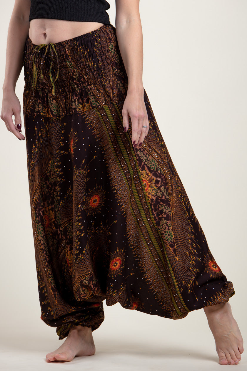 Peacock Eye Artisan Jumpsuit Haaremihousut - Berry Piper