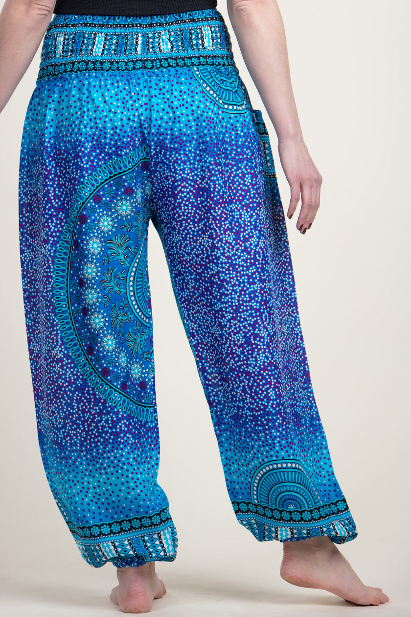 Chakra Blue Artisan Haaremihousut - Berry Piper