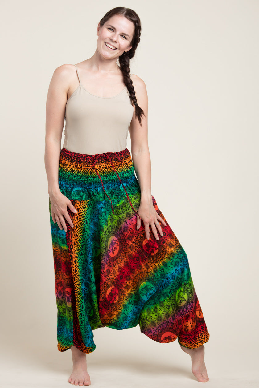 Rainbow Elephant Artisan Jumpsuit Haaremihousut - Berry Piper