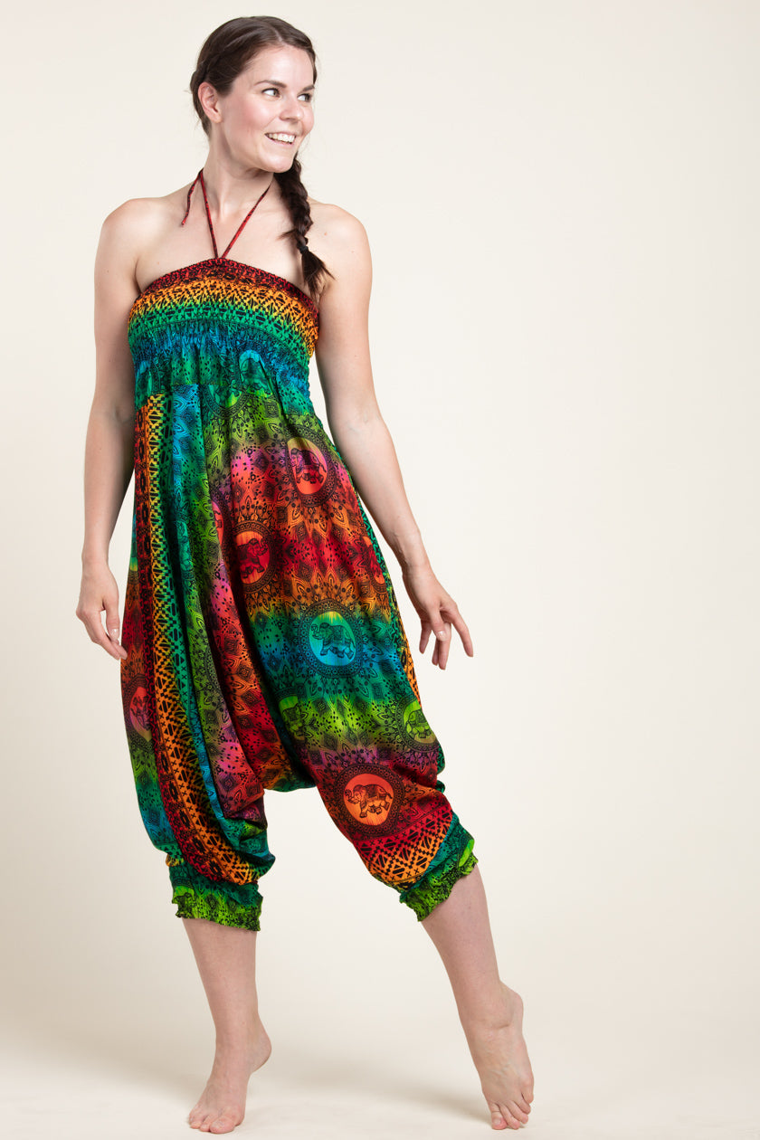 Rainbow Elephant Artisan Jumpsuit Haaremihousut - Berry Piper