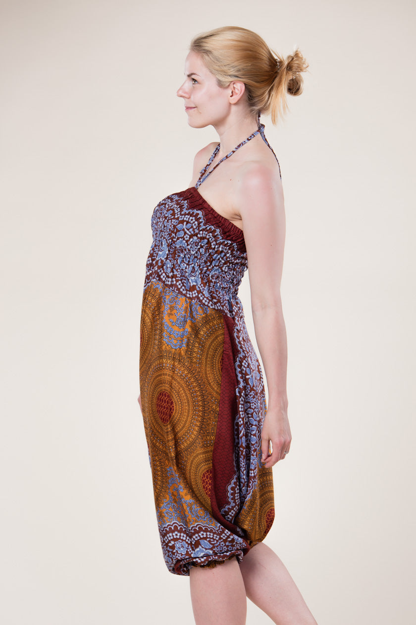 Mandala Bronze Artisan Jumpsuit Haaremihousut - Berry Piper