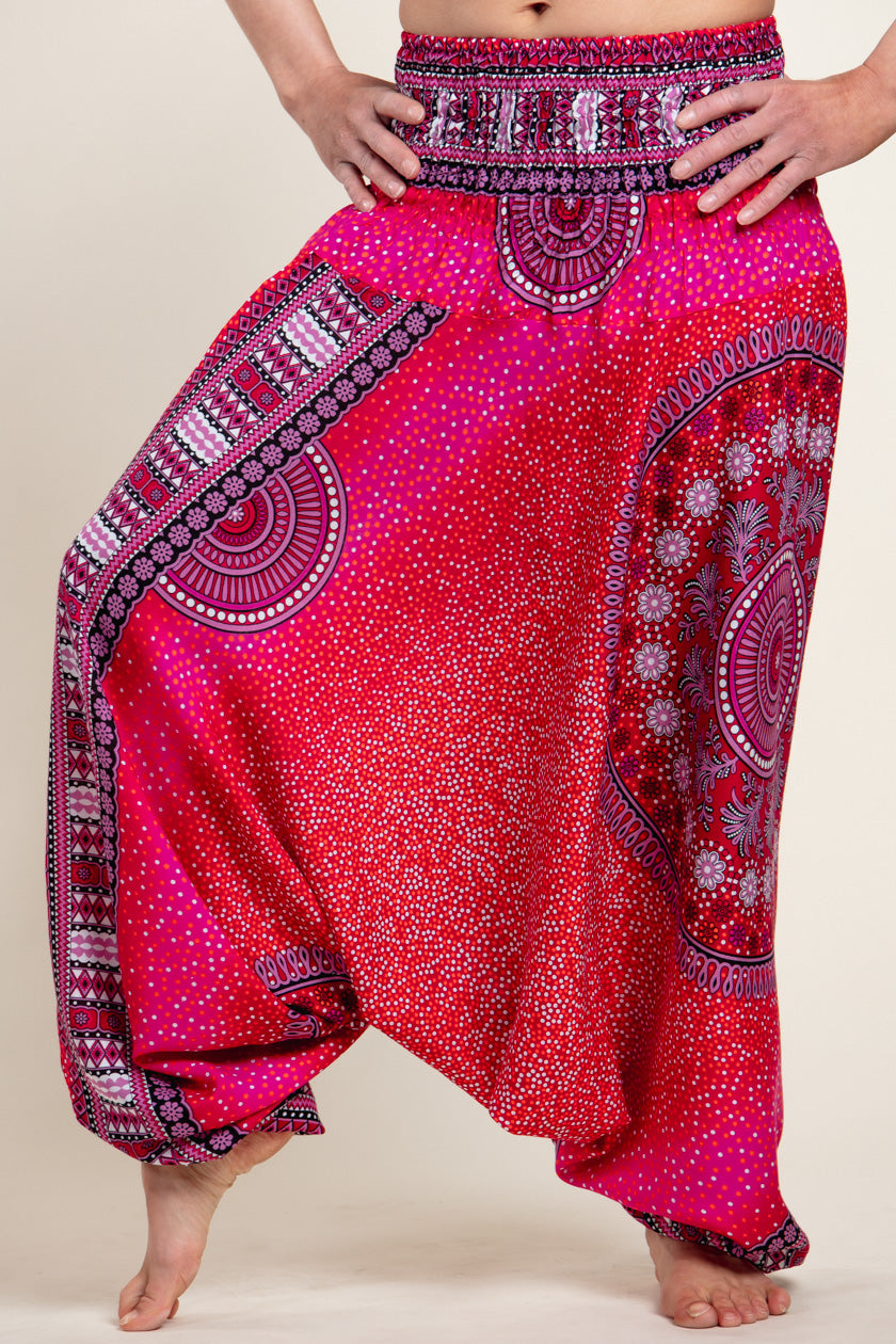 Chakra Pink Artisan Jumpsuit Haaremihousut - Berry Piper