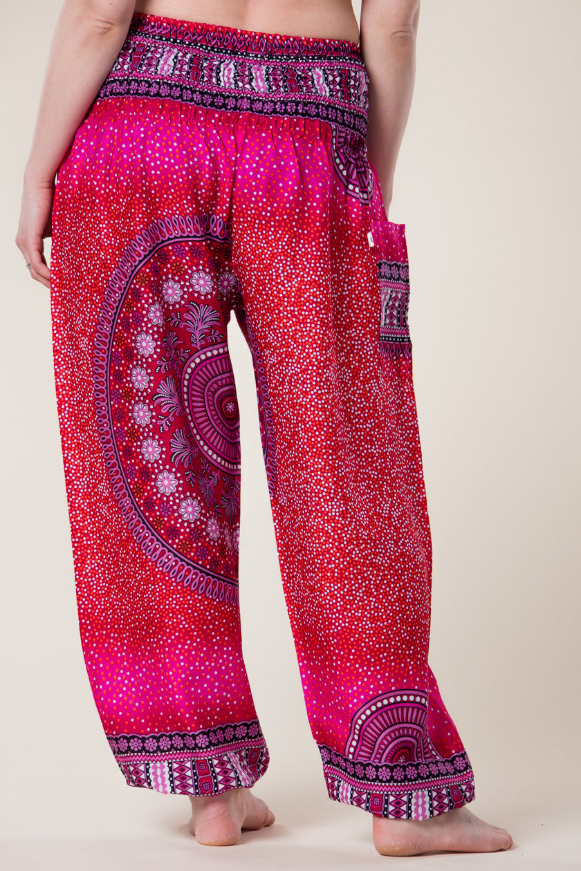 Chakra Pink Artisan Haaremihousut - Berry Piper