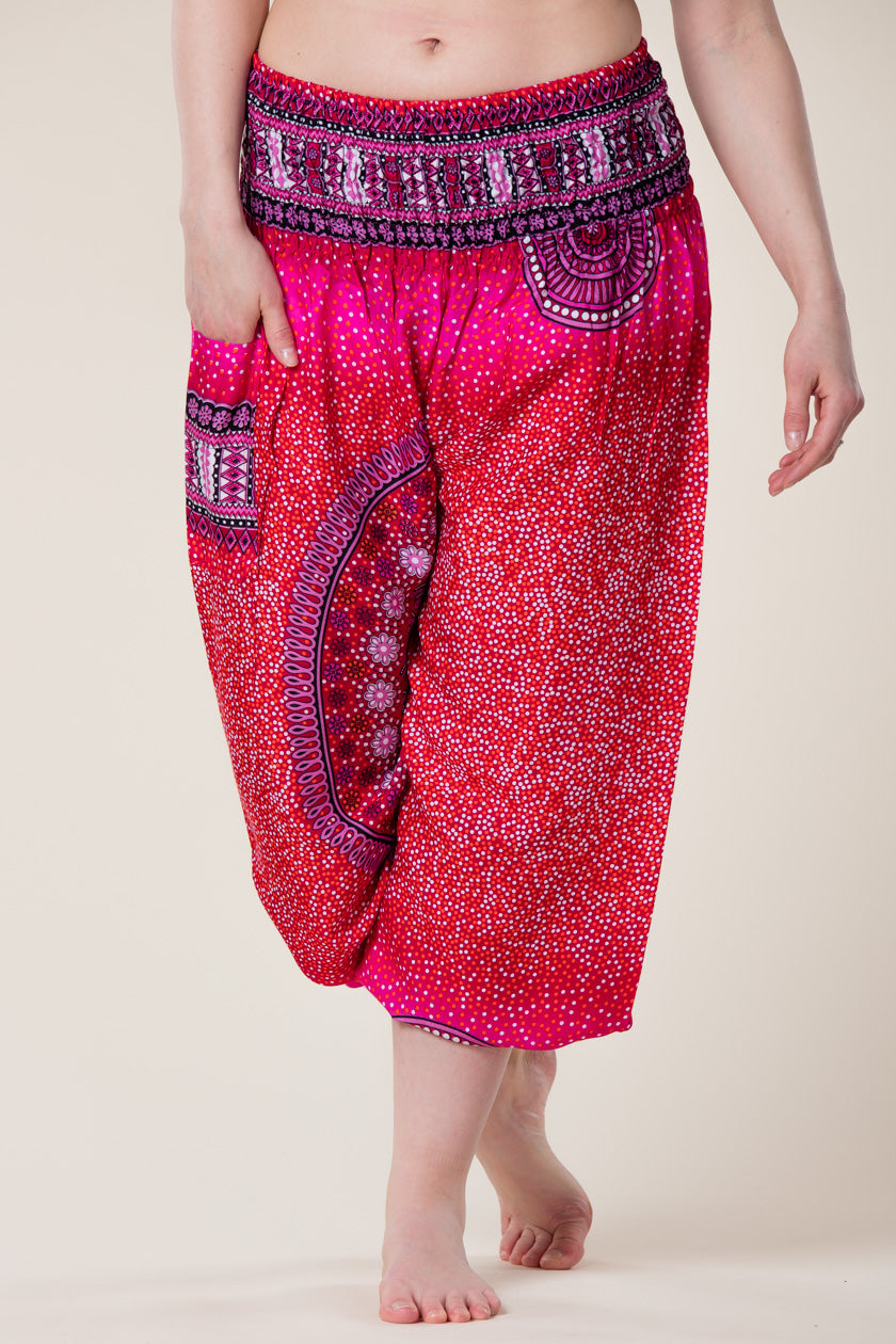 Chakra Pink Artisan Haaremihousut - Berry Piper
