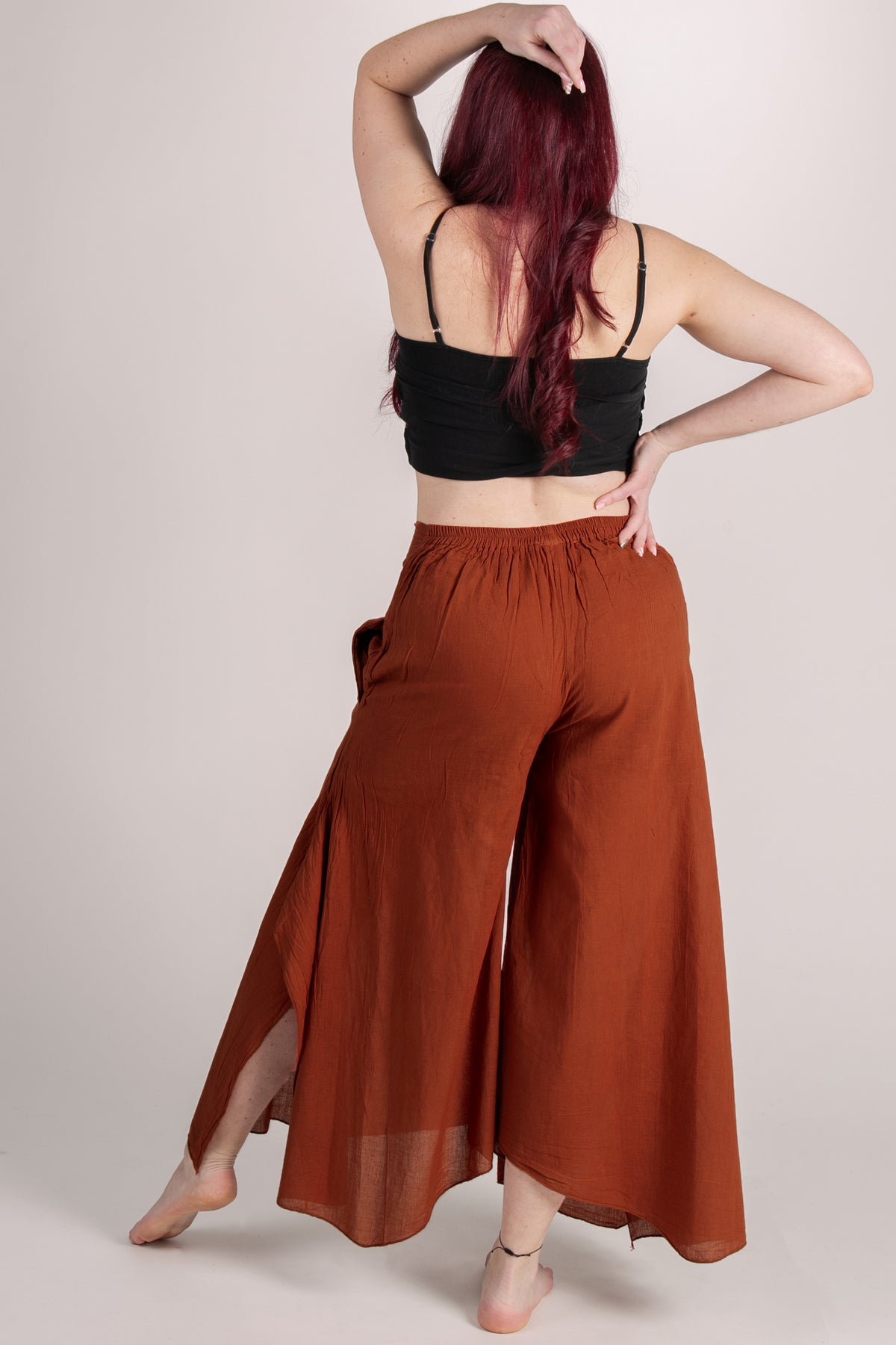 Breeze Sienna Cotton Artisan Palatsihousut - Berry Piper