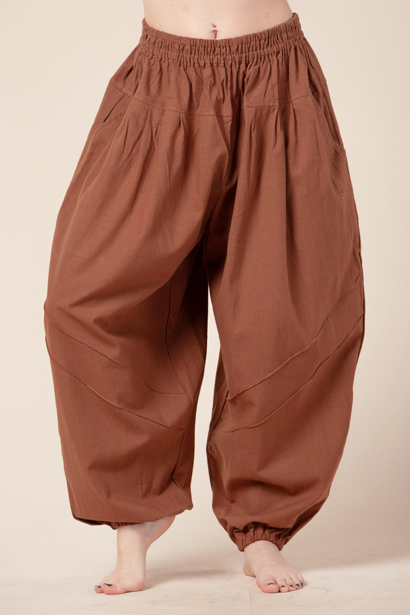 Djinn Copper Cotton Artisan Haaremihousut - Berry Piper