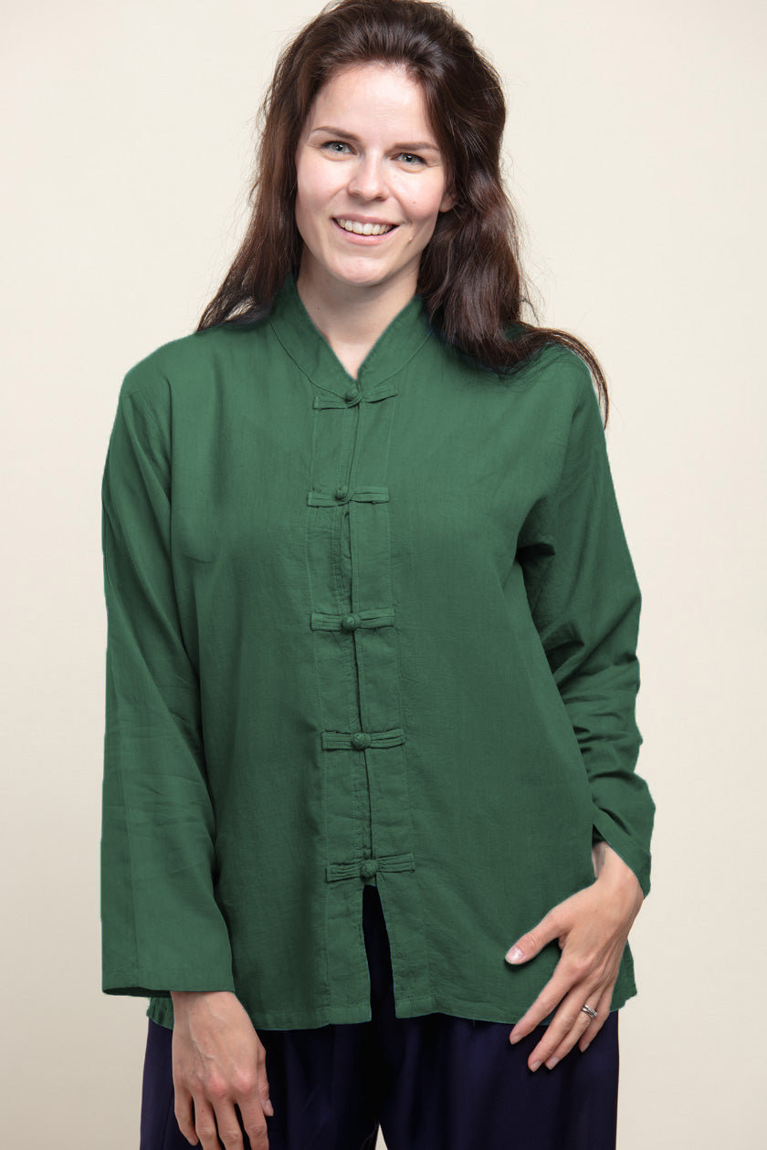 Namaste Forest Green Traditional Joogapaita - Berry Piper