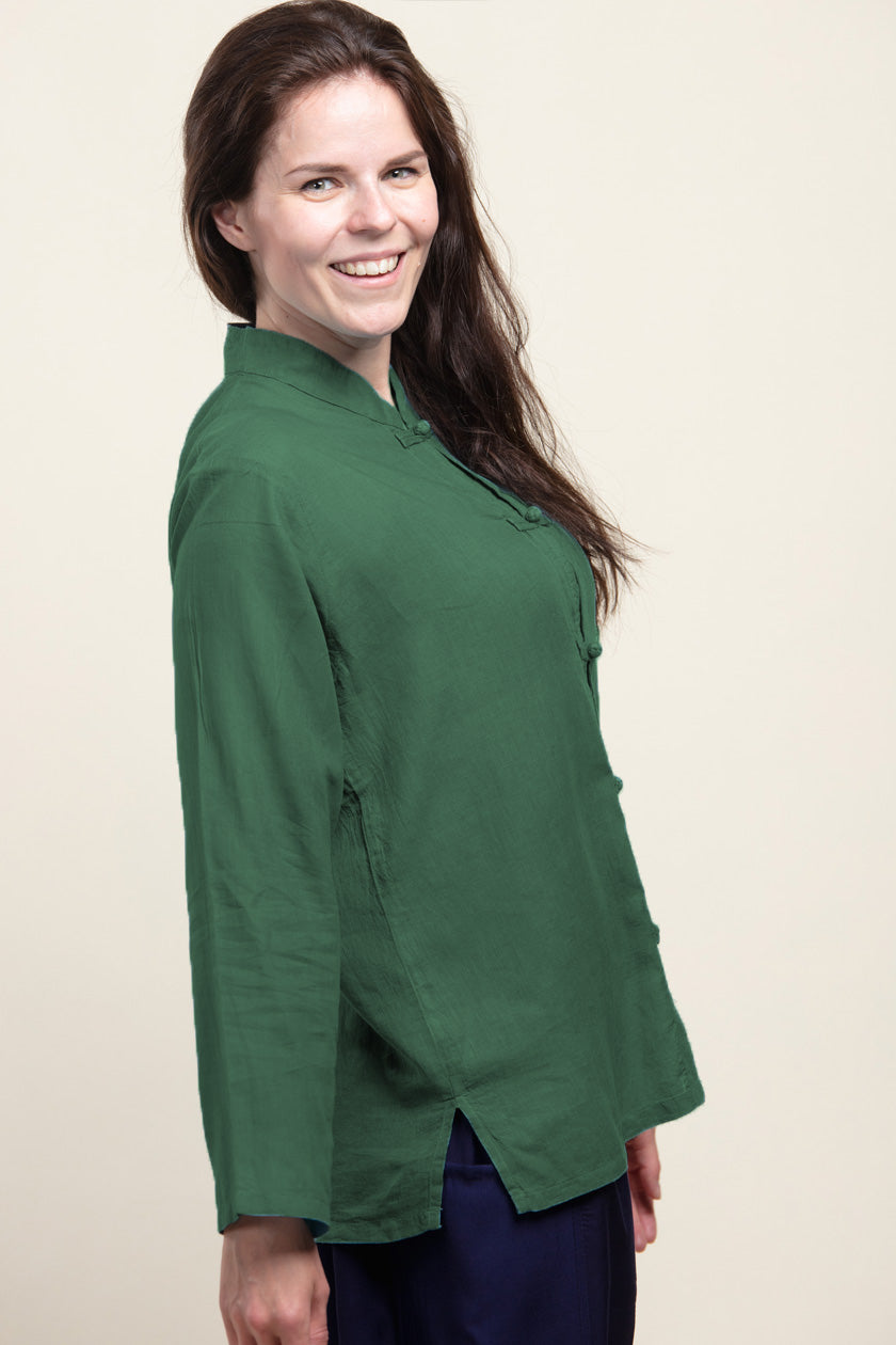 Namaste Forest Green Traditional Joogapaita - Berry Piper