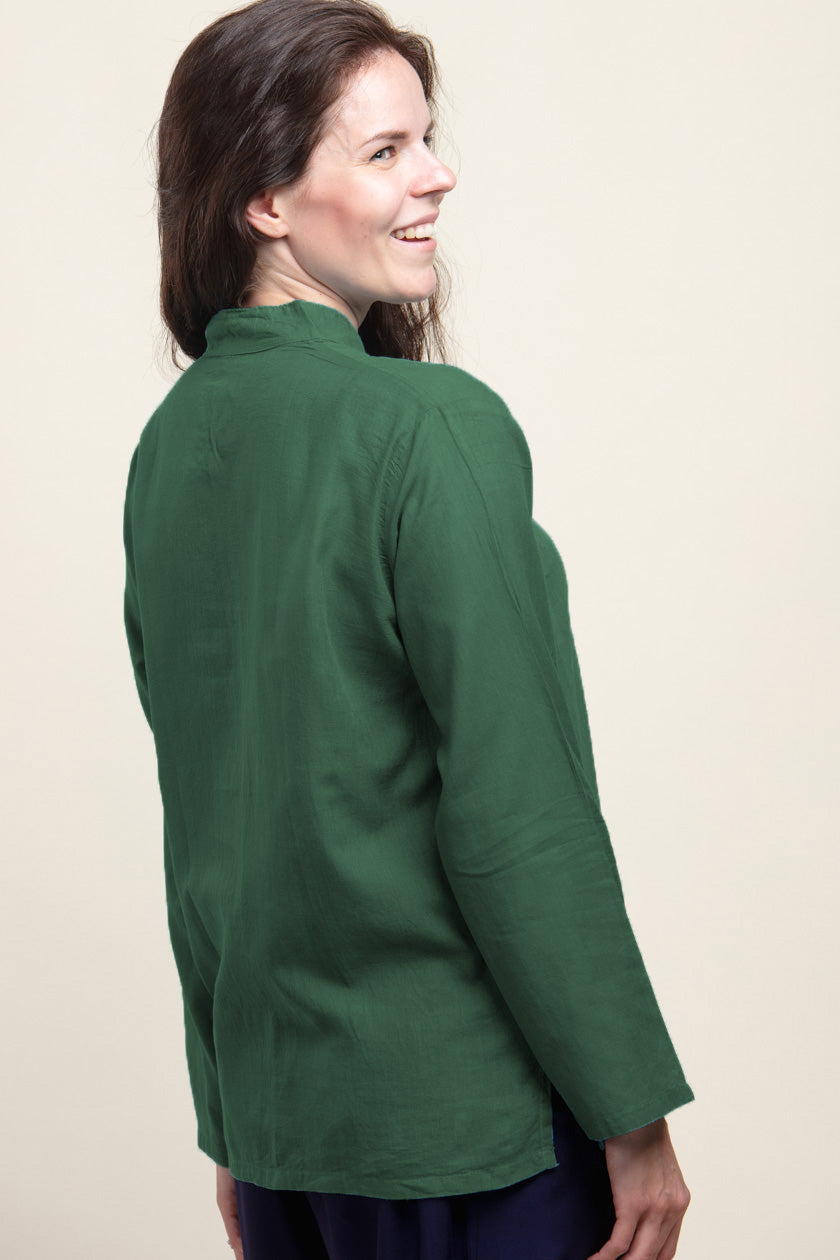 Namaste Forest Green Traditional Joogapaita - Berry Piper