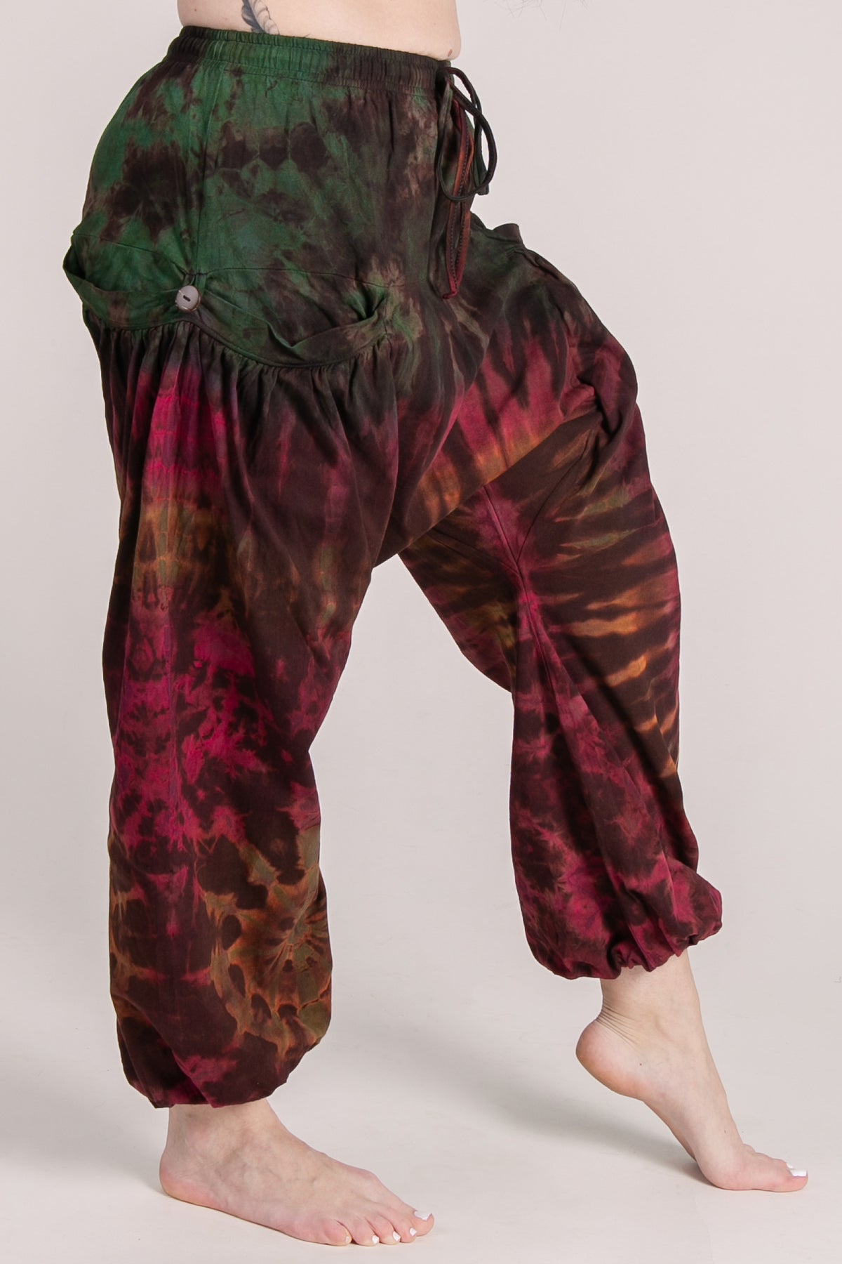 Jungle Burst Brown Artisan Haaremihousut - Berry Piper