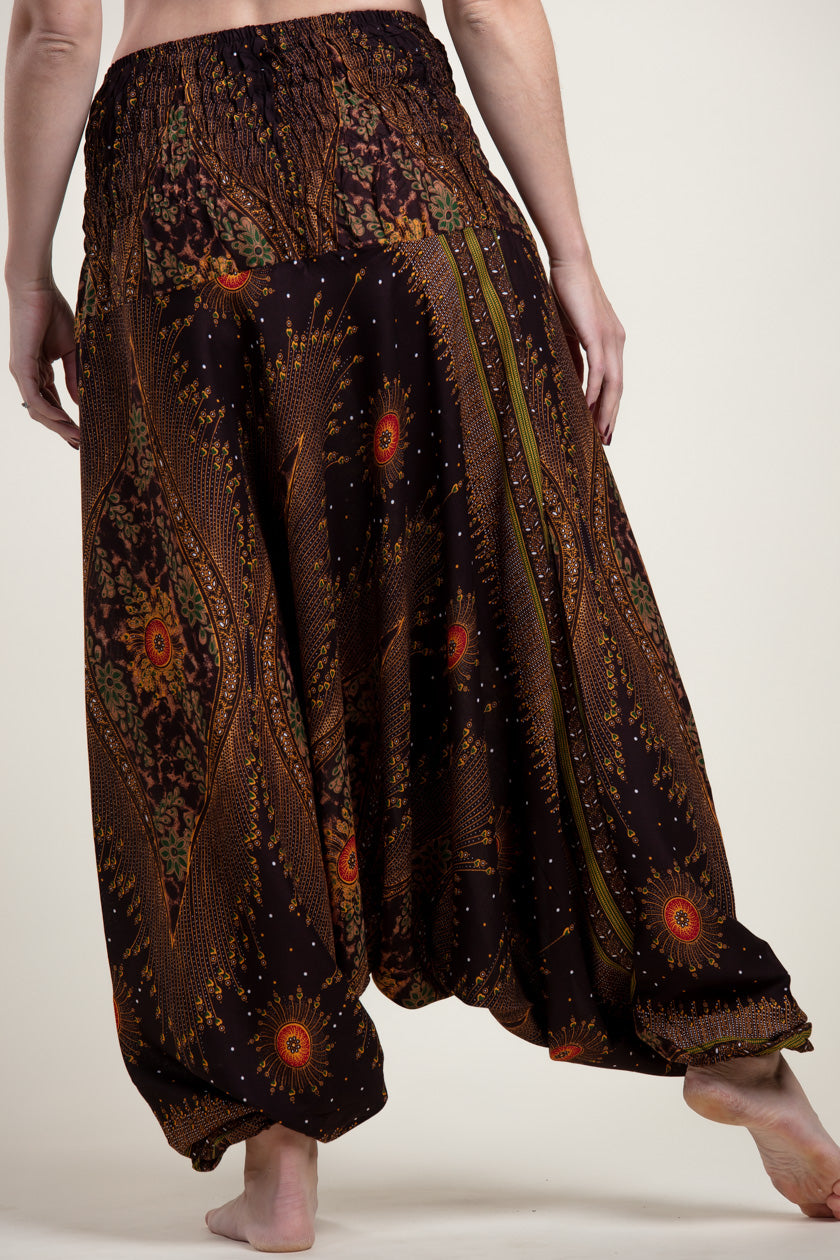 Peacock Eye Artisan Jumpsuit Haaremihousut - Berry Piper