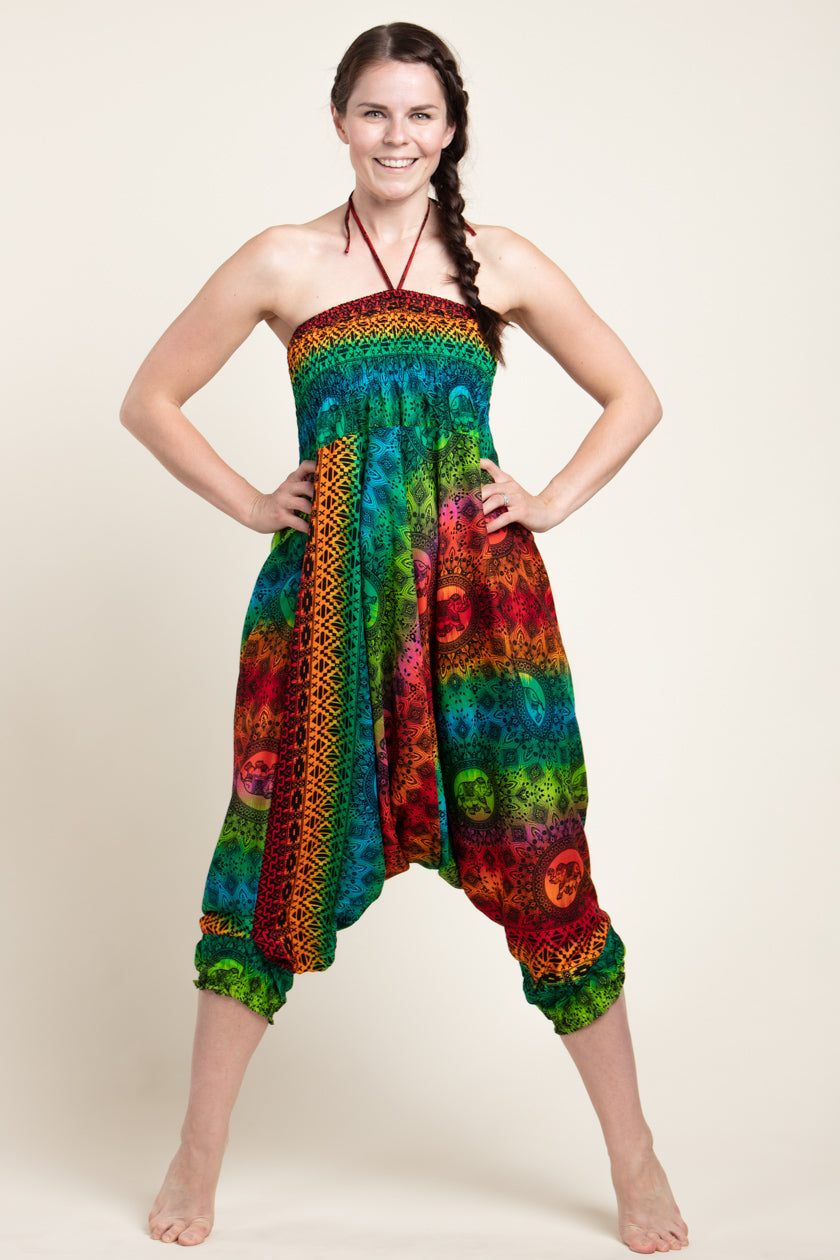Rainbow Elephant Artisan Jumpsuit Haaremihousut - Berry Piper