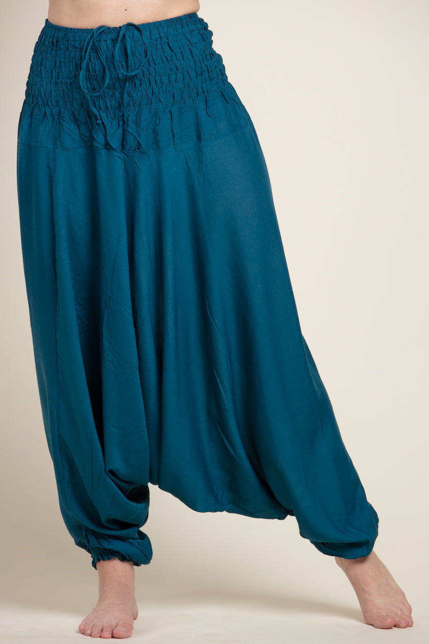 Boho Aqua Artisan Jumpsuit Haaremihousut - Berry Piper