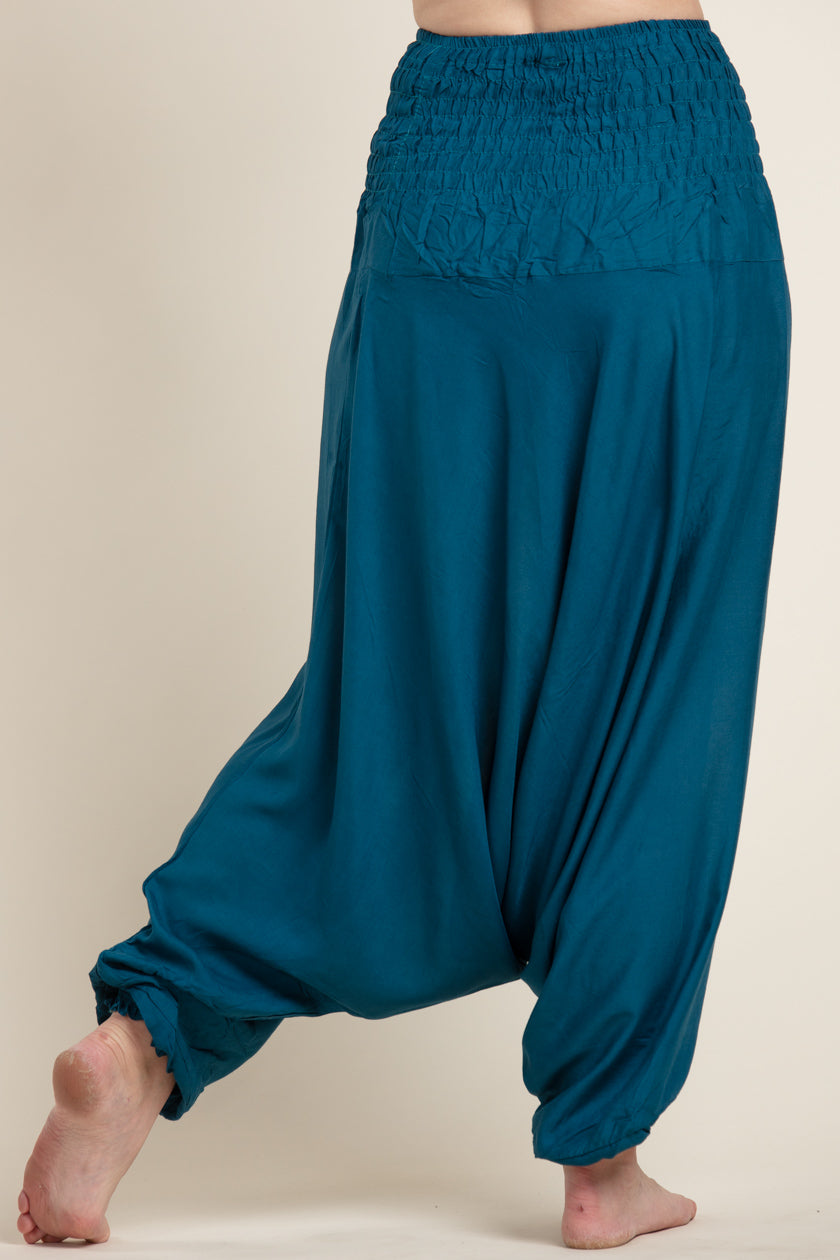 Boho Aqua Artisan Jumpsuit Haaremihousut - Berry Piper