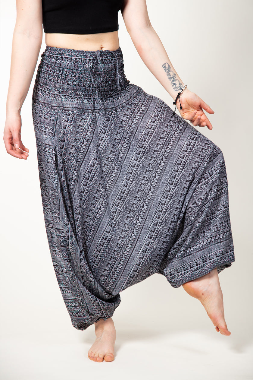 Aztec Gray Artisan Jumpsuit Haaremihousut - Berry Piper