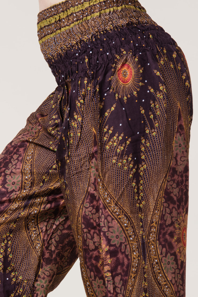 Peacock Eye Artisan Haaremihousut - Berry Piper