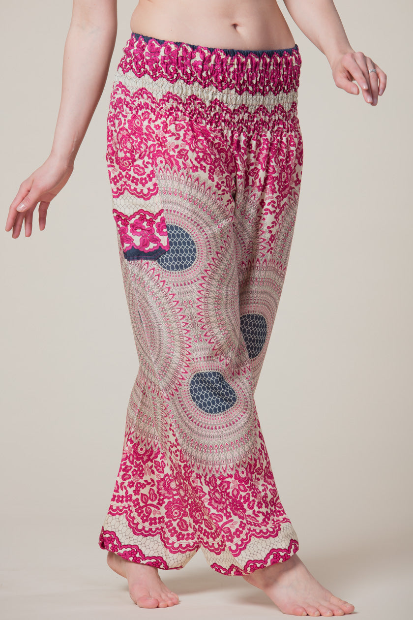 Mandala Pink Artisan Haaremihousut - Berry Piper