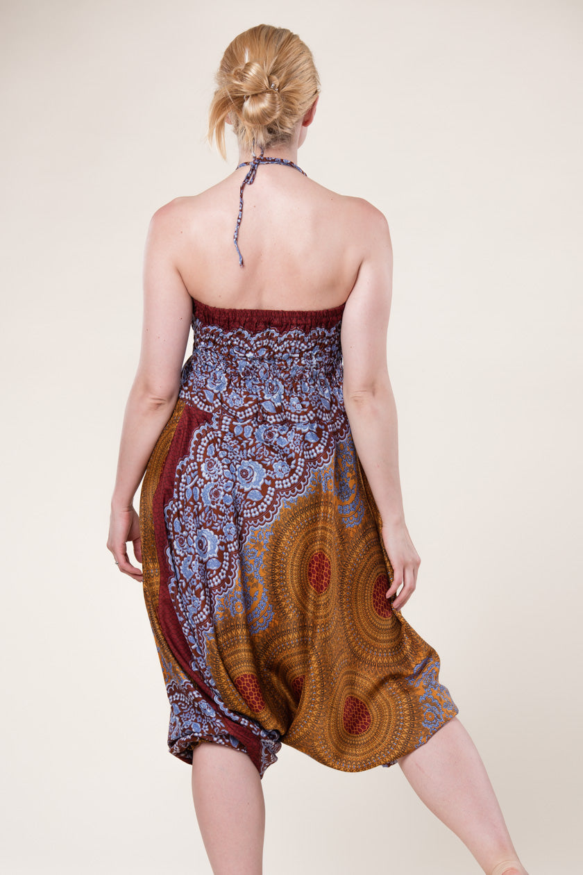 Mandala Bronze Artisan Jumpsuit Haaremihousut - Berry Piper