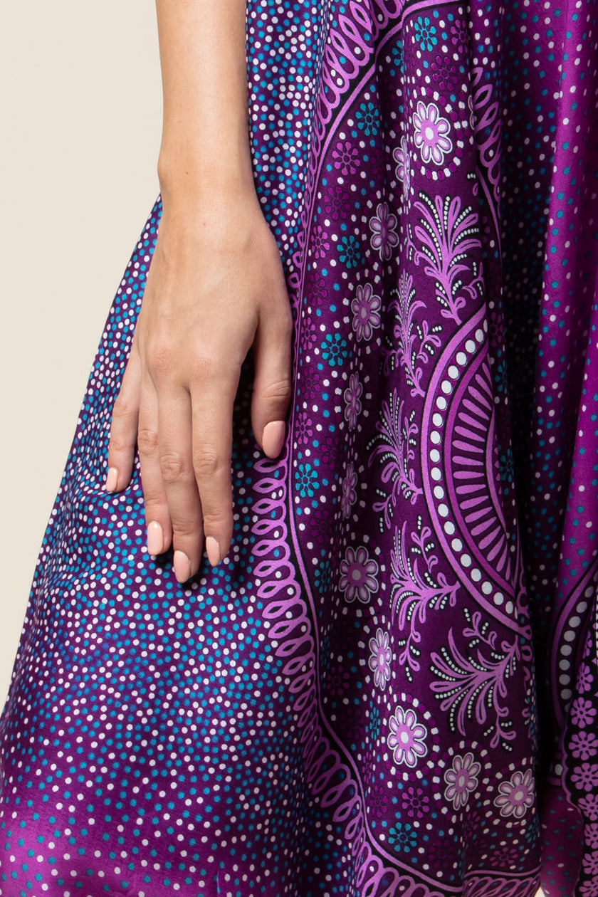 Chakra Purple Artisan Jumpsuit Haaremihousut - Berry Piper