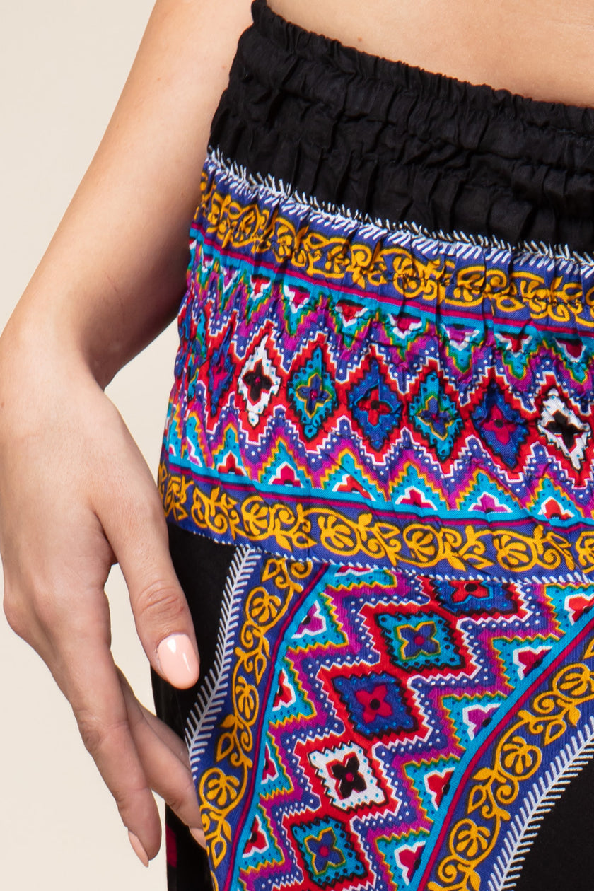 Dashiki Black Artisan Jumpsuit Haaremihousut - Berry Piper