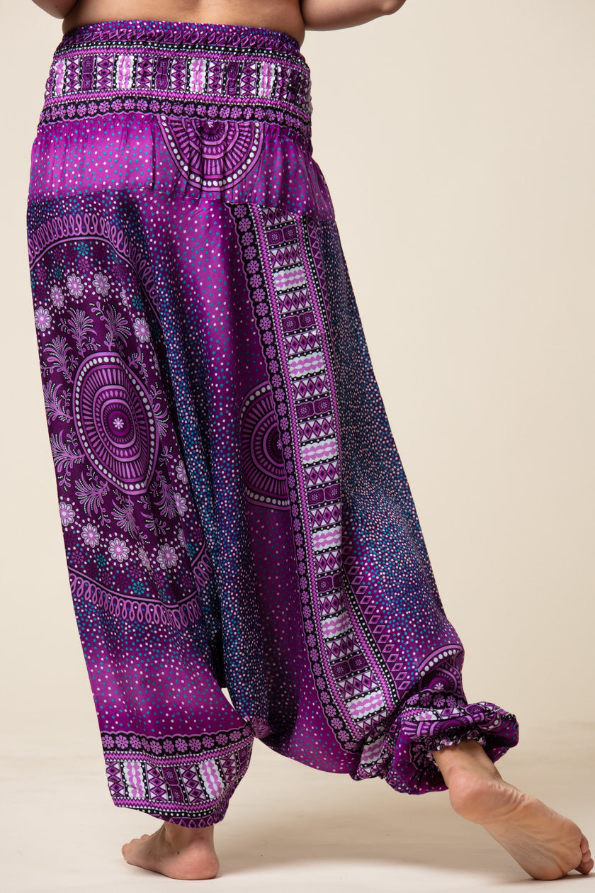 Chakra Purple Artisan Jumpsuit Haaremihousut - Berry Piper